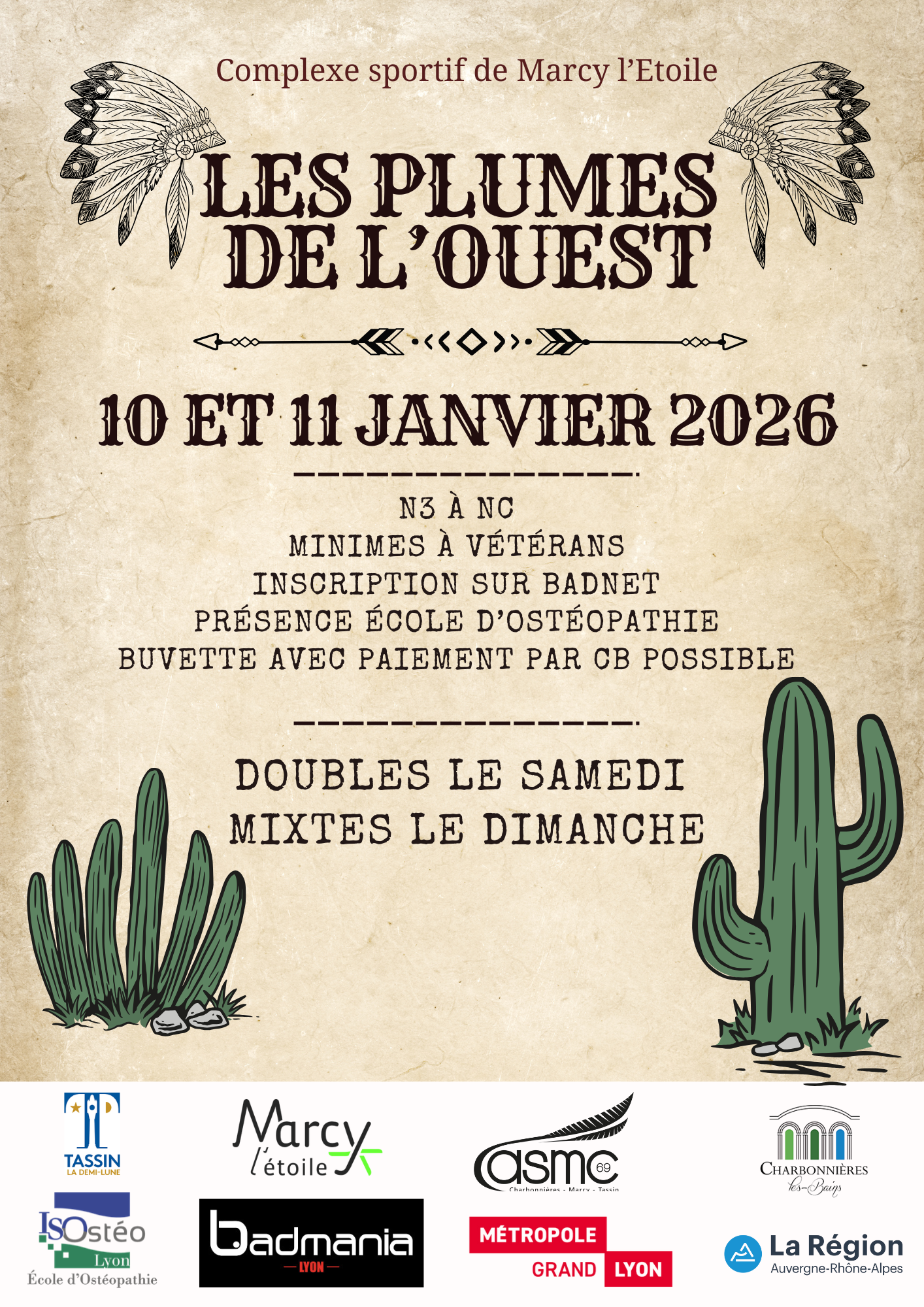 Beige and Green Vintage Rodeo Party Flyer