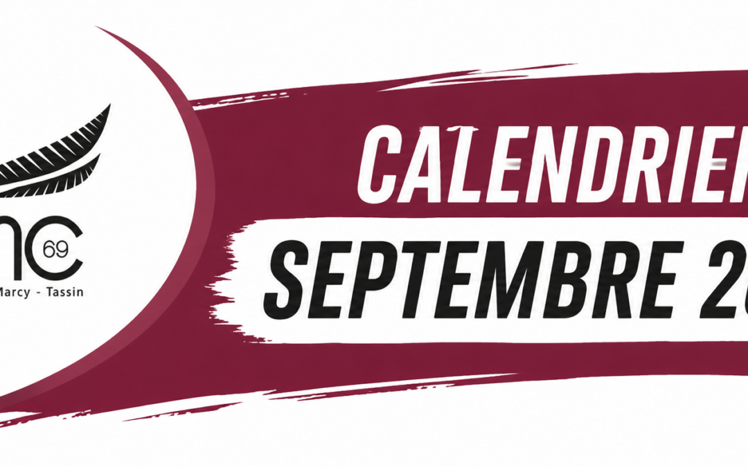 CALENDRIER SEPTEMBRE 2026